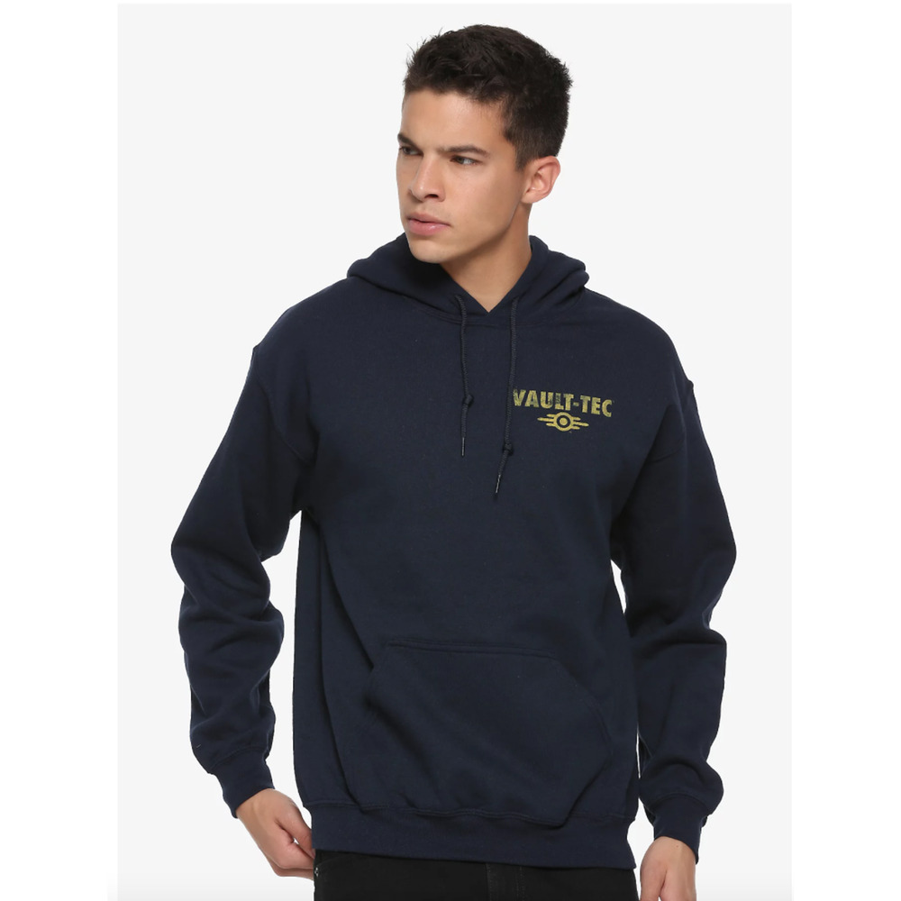 FALLOUT 76 VAULT TEC PULLOVER HOODIE VAULT BOY BETHESDA "NWT" FALLOUT 111